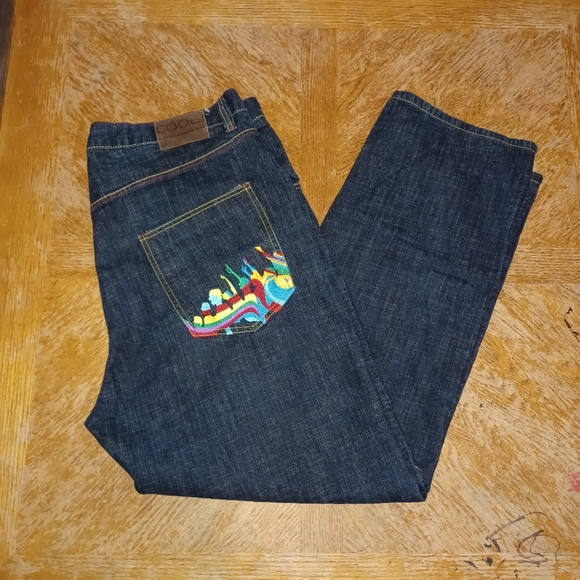 Coogi Jeans Mens Size 4232 Blue Gently 